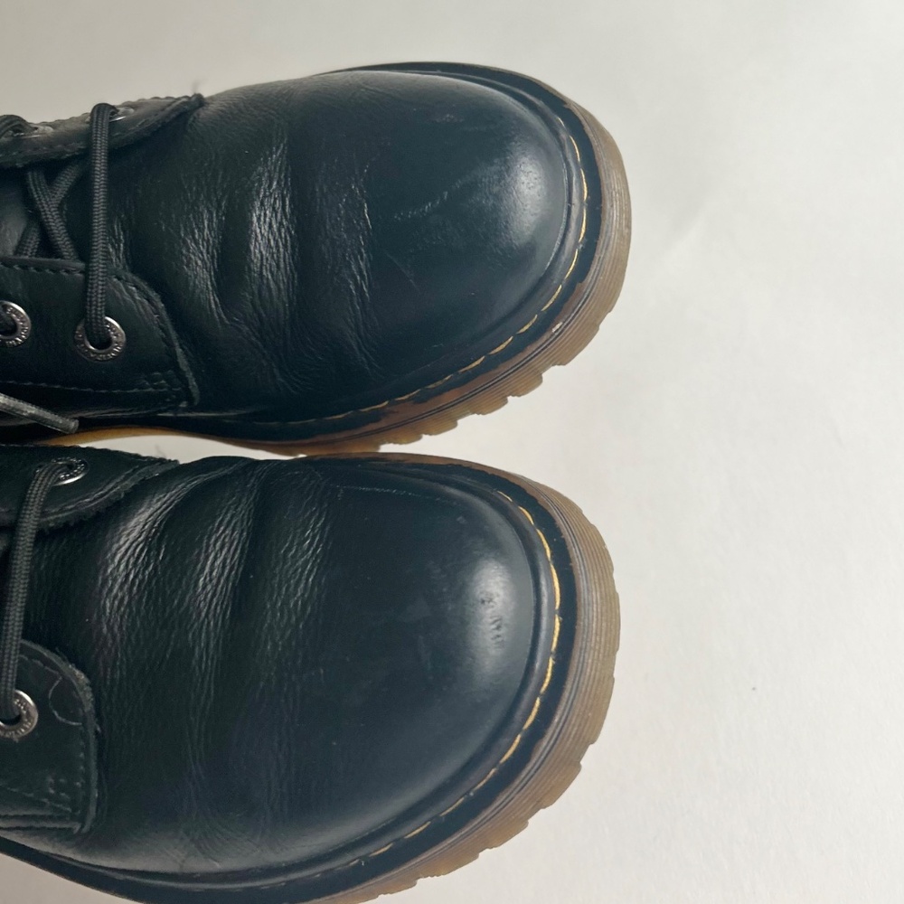 Men’s Dr. Martens Luana Black Leather Combat Boots size 9. - Picture 9 of 14